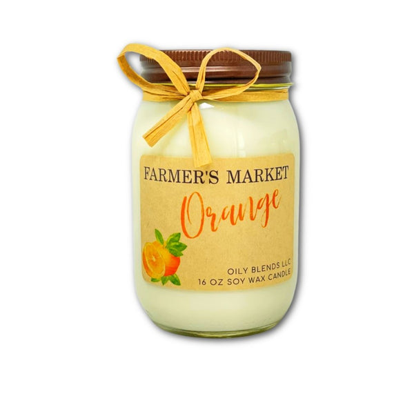 Jumbo Farmer's Market Candles - 100 Hour Burn Time Soy Wax Candles - Oily BlendsJumbo Farmer's Market Candles - 100 Hour Burn Time Soy Wax Candles