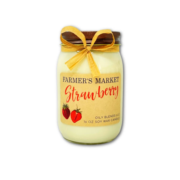 Jumbo Farmer's Market Candles - 100 Hour Burn Time Soy Wax Candles - Oily BlendsJumbo Farmer's Market Candles - 100 Hour Burn Time Soy Wax Candles