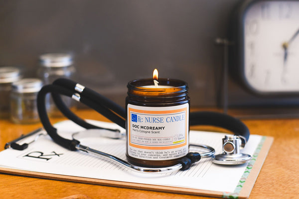 Nurse Candles - 25 Hour Burn Time Soy Wax Candles - Oily BlendsNurse Candles - 25 Hour Burn Time Soy Wax Candles