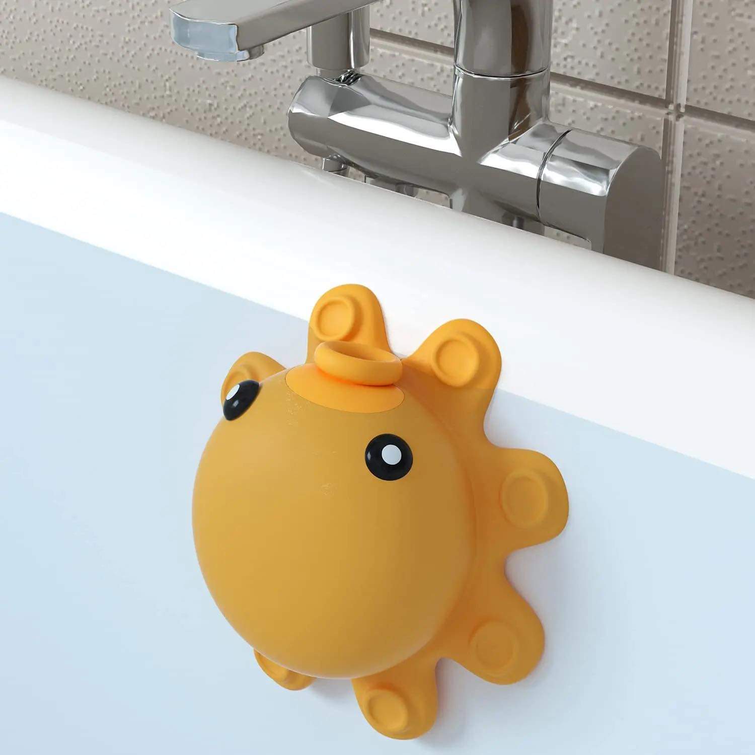 Octopus Bath Overflow Drain Cover