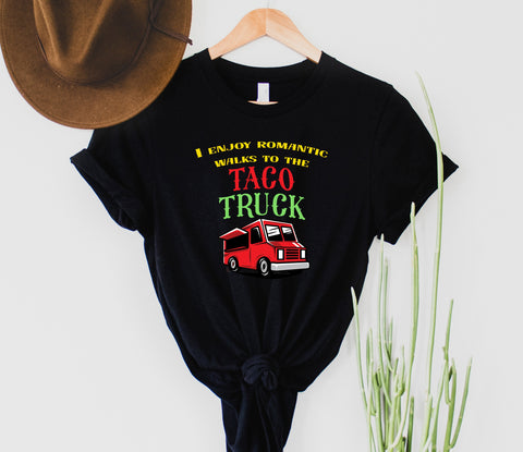 Romantic walks to the Taco Truck